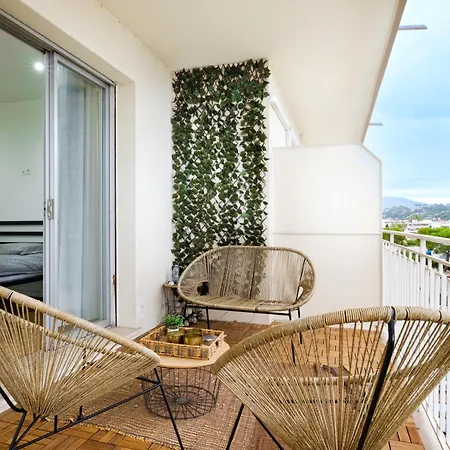 Le Millesime ~ Vue ~ Balcon ~ Parking Apartment Cagnes-sur-Mer